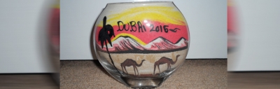 Arabian Sand Bottle Art